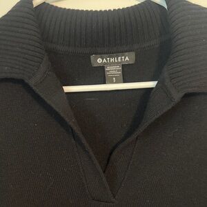 Athleta Women's Black V-Neck Sweater